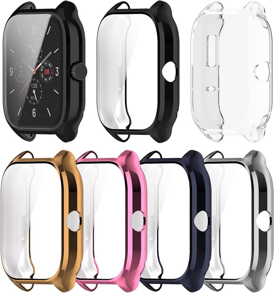 Protector Case + Glass Transparente para Smartwatch